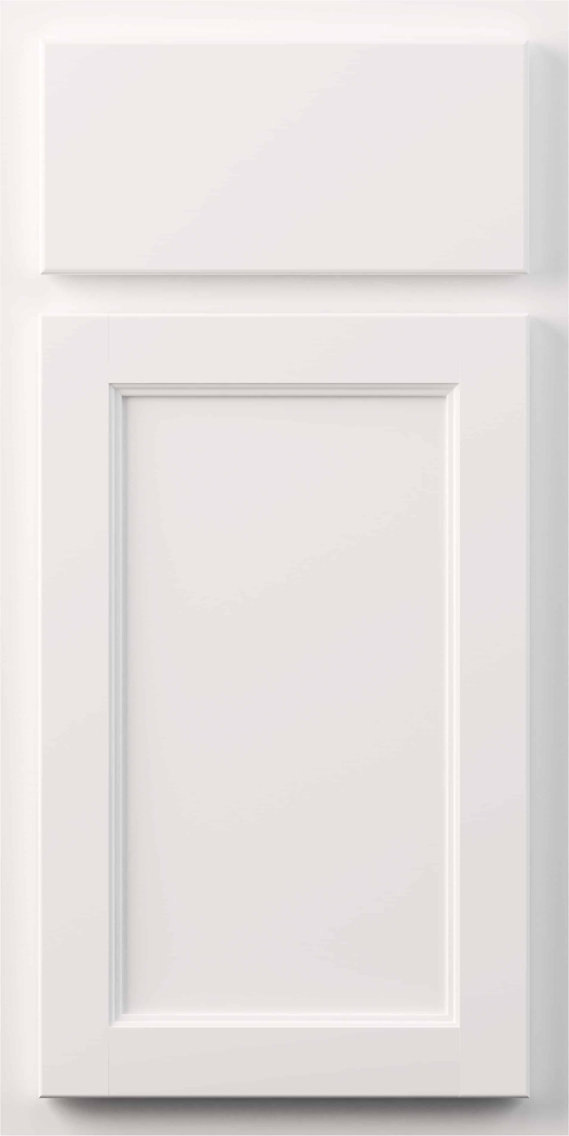 kountry cabinets youngstown door in white with slab drawer